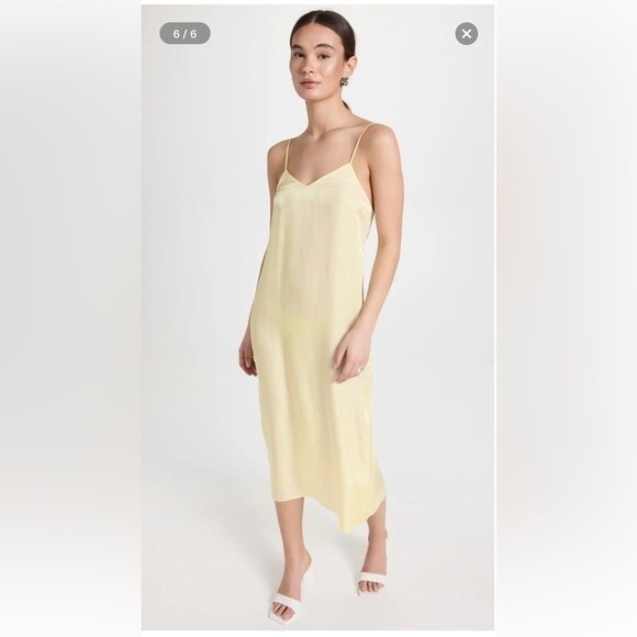 Sister Jane Slip Midi Dress in Creamy Ivory M NWOT - Picture 1 of 13